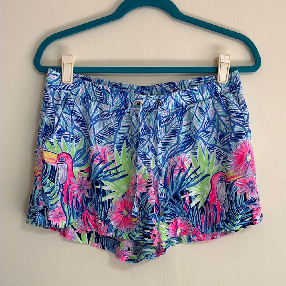 Lilly Pulitzer Katia Shorts Small Bennet Blue Lets Mango